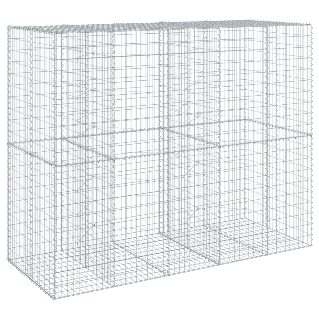 Gabionska košara s poklopcem 250x100x200 cm pocinčano željezo