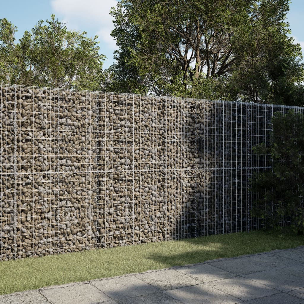 Gabionska košara s poklopcem 300x100x200 cm pocinčano željezo