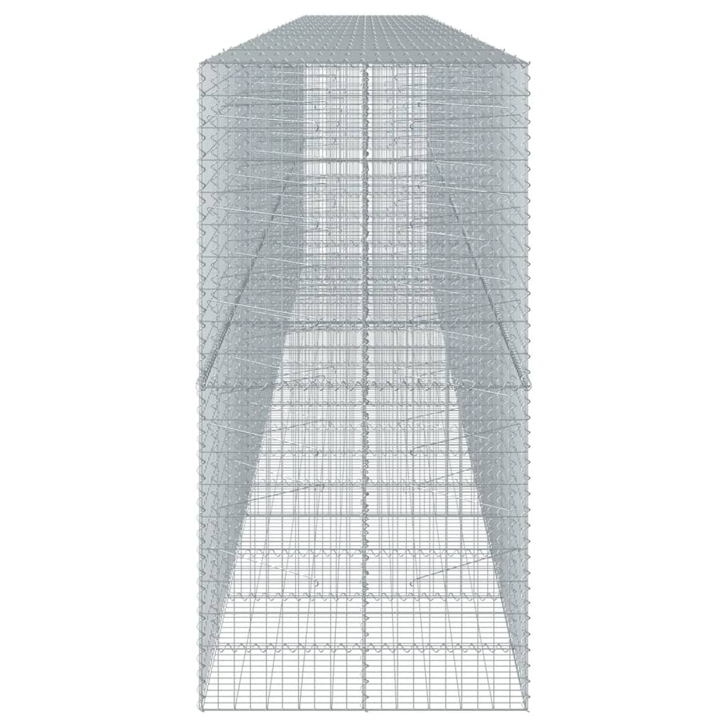 Gabionska košara s poklopcem 900x100x200 cm pocinčano željezo