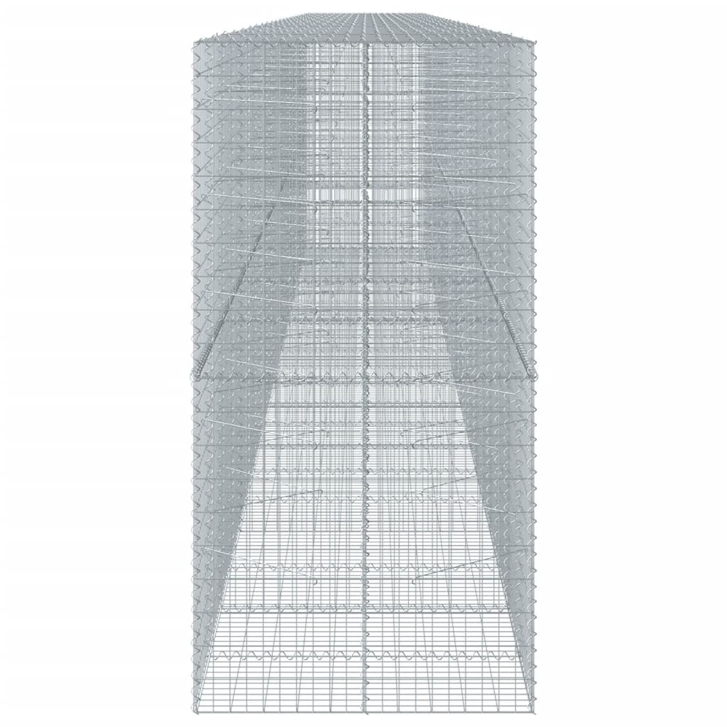 Gabionska košara s poklopcem 1100x100x200 cm pocinčano željezo