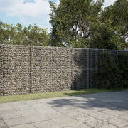 Gabionska košara s poklopcem 1100x100x200 cm pocinčano željezo