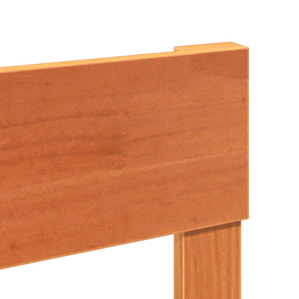 Okvir kreveta bez madraca voštano smeđi 90 x 190 cm od borovine