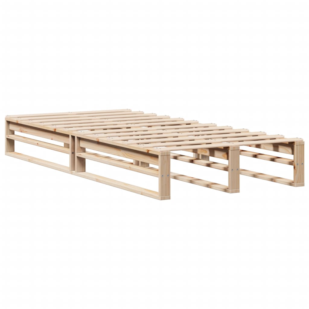Okvir kreveta bez madraca 90 x 200 cm od masivne borovine