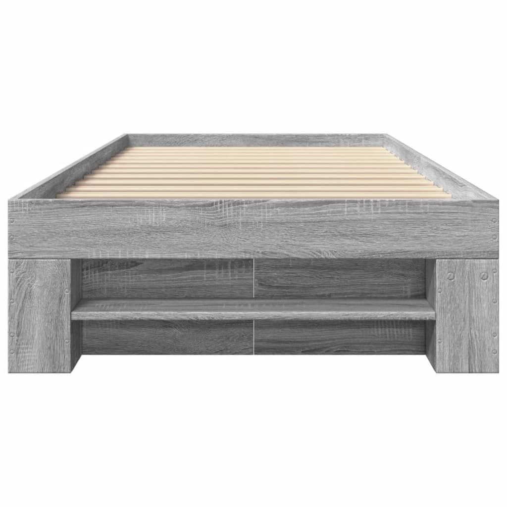 Okvir za krevet boja hrasta 90x200 cm od konstruiranog drva