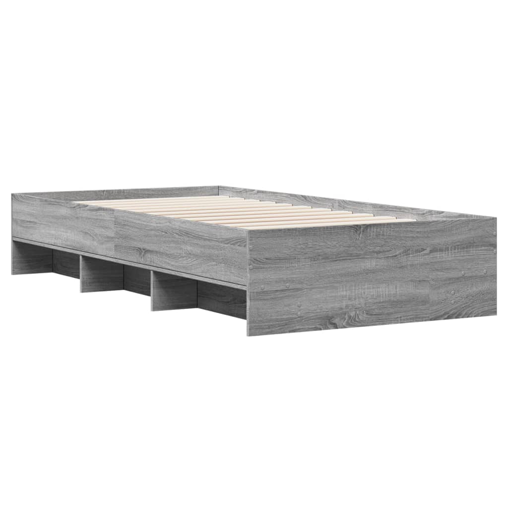 Okvir za krevet boja hrasta 100x200 cm od konstruiranog drva