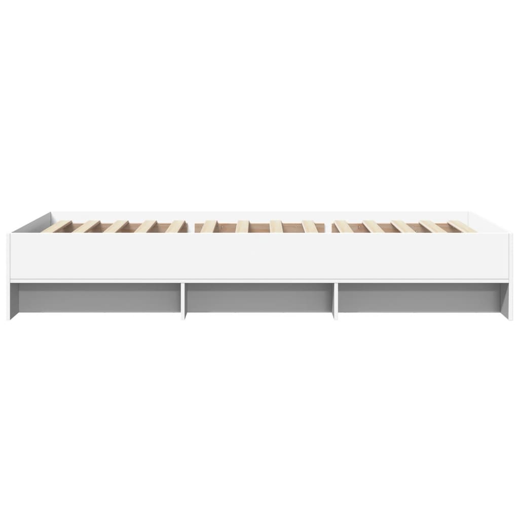 Okvir za krevet bijeli 90x190 cm konstruirano drvo