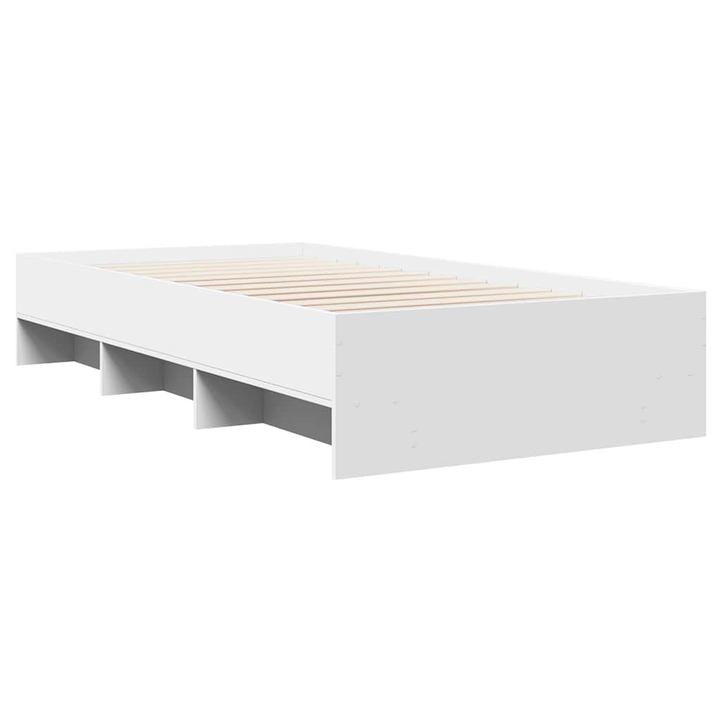Okvir za krevet bijeli 90x190 cm konstruirano drvo