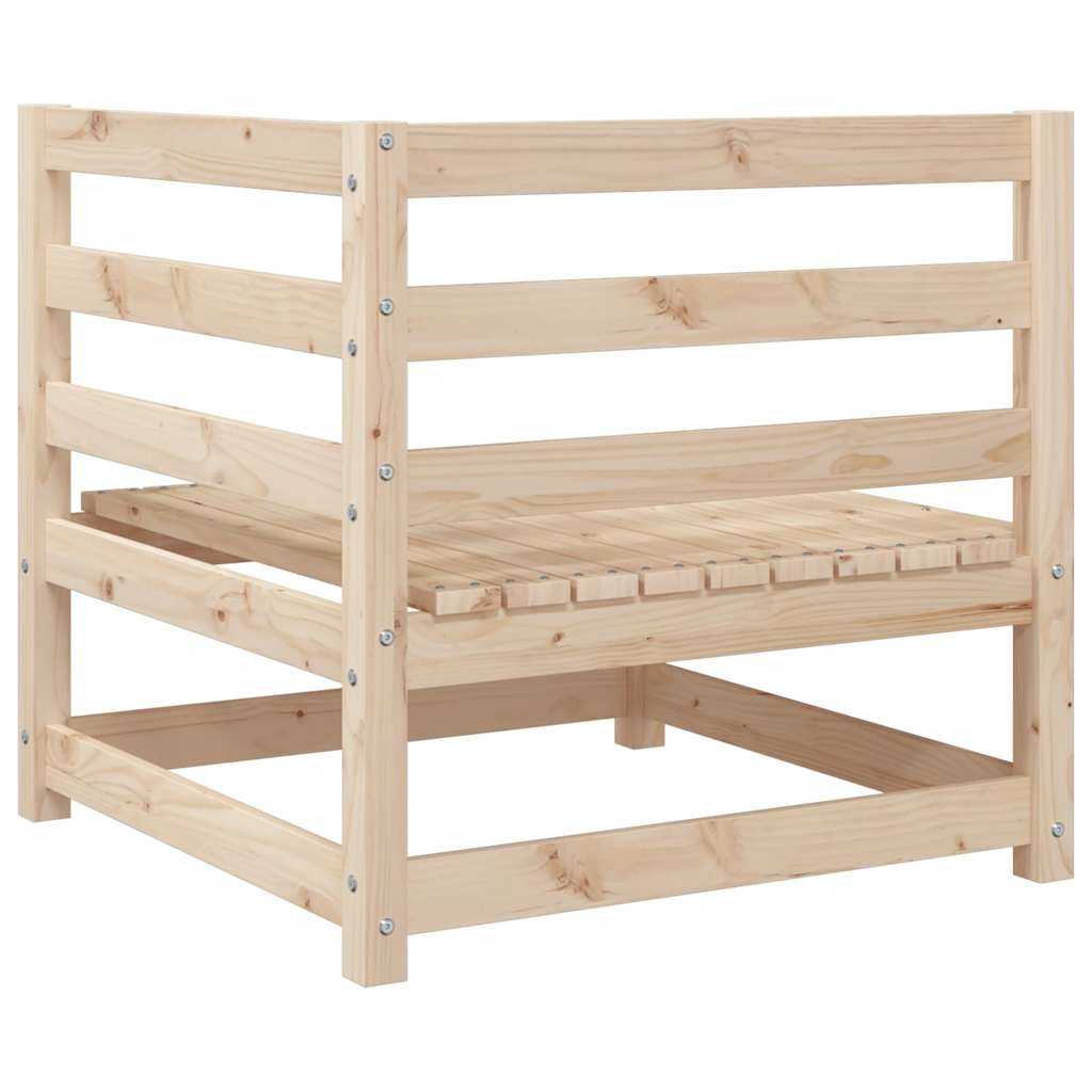 2-dijelni set vrtnih sofa od masivne borovine