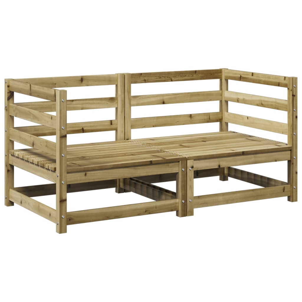 2-dijelni set vrtnih sofa od impregnirane borovine