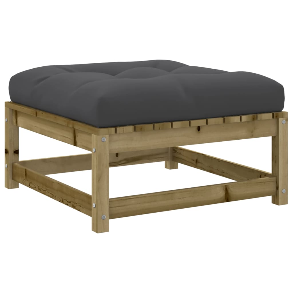 3-dijelni set vrtnih sofa s jastucima od impregnirane borovine