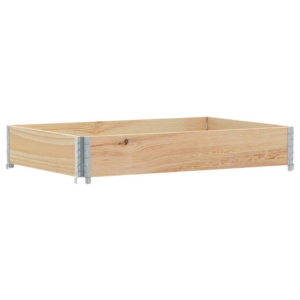 Vrtni sadilica bijeli 120 x 80 cm od masivne borovine