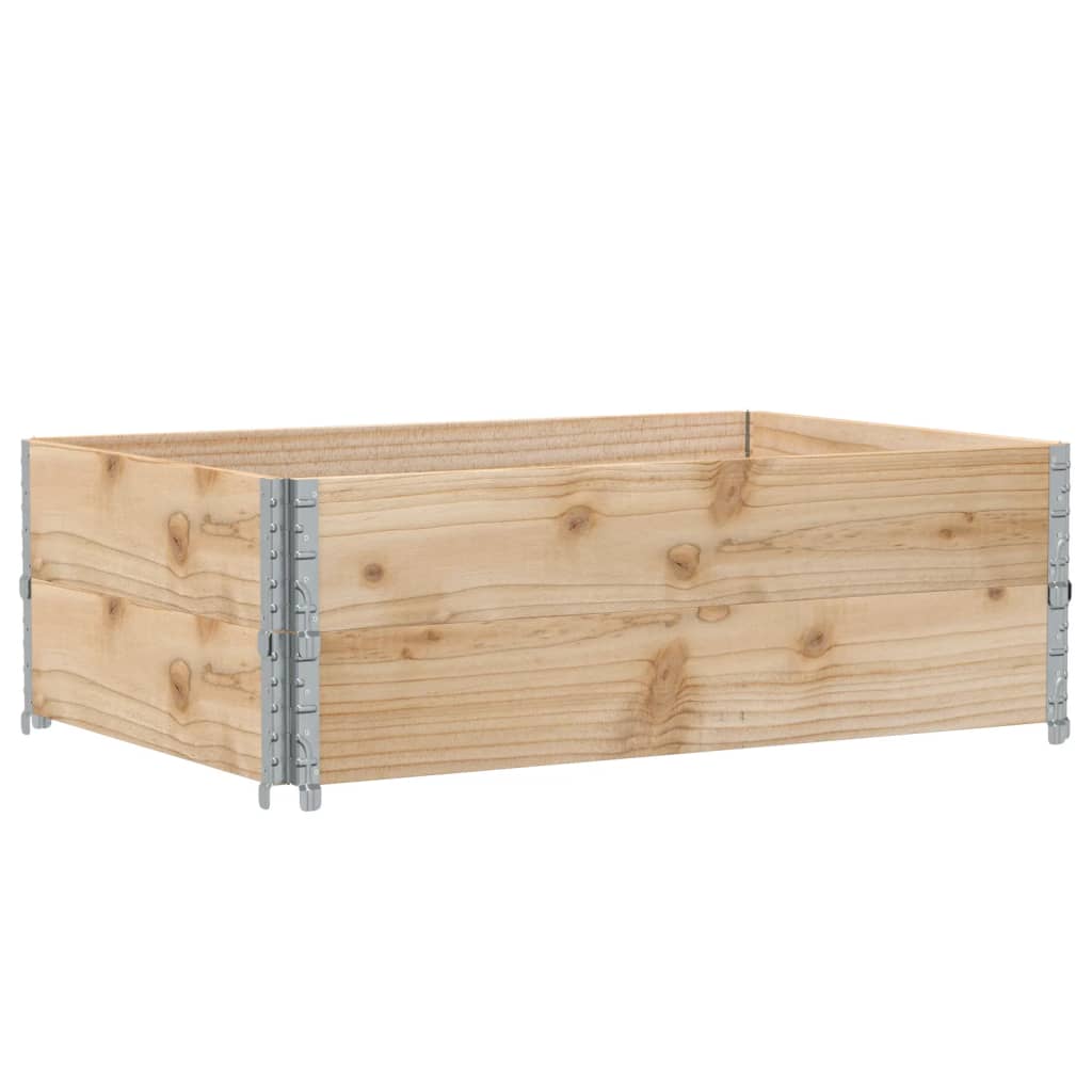 Vrtni sadilica bijeli 120 x 80 cm od masivne borovine