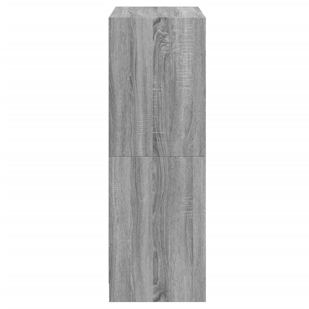 Visoka komoda s vratima 68x37x109 cm konstruirano drvo