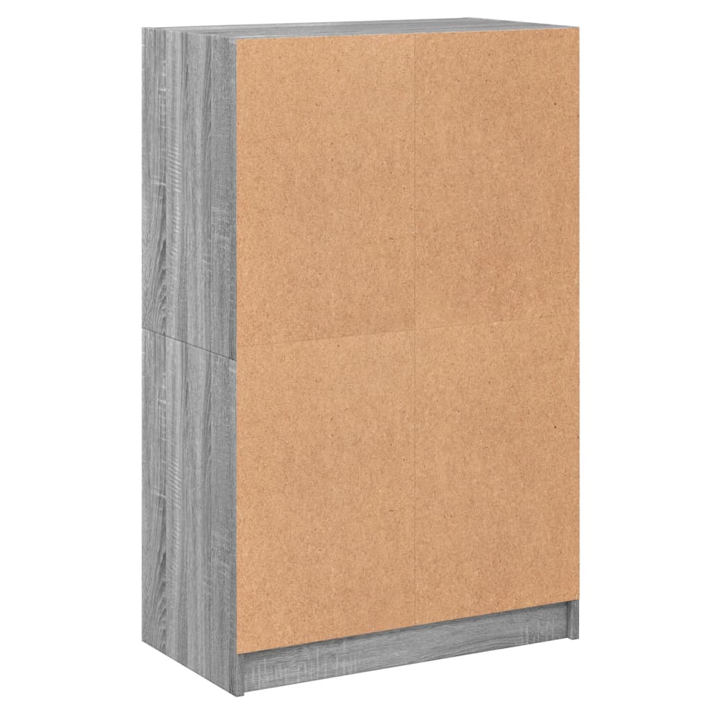 Visoka komoda s vratima 68x37x109 cm konstruirano drvo