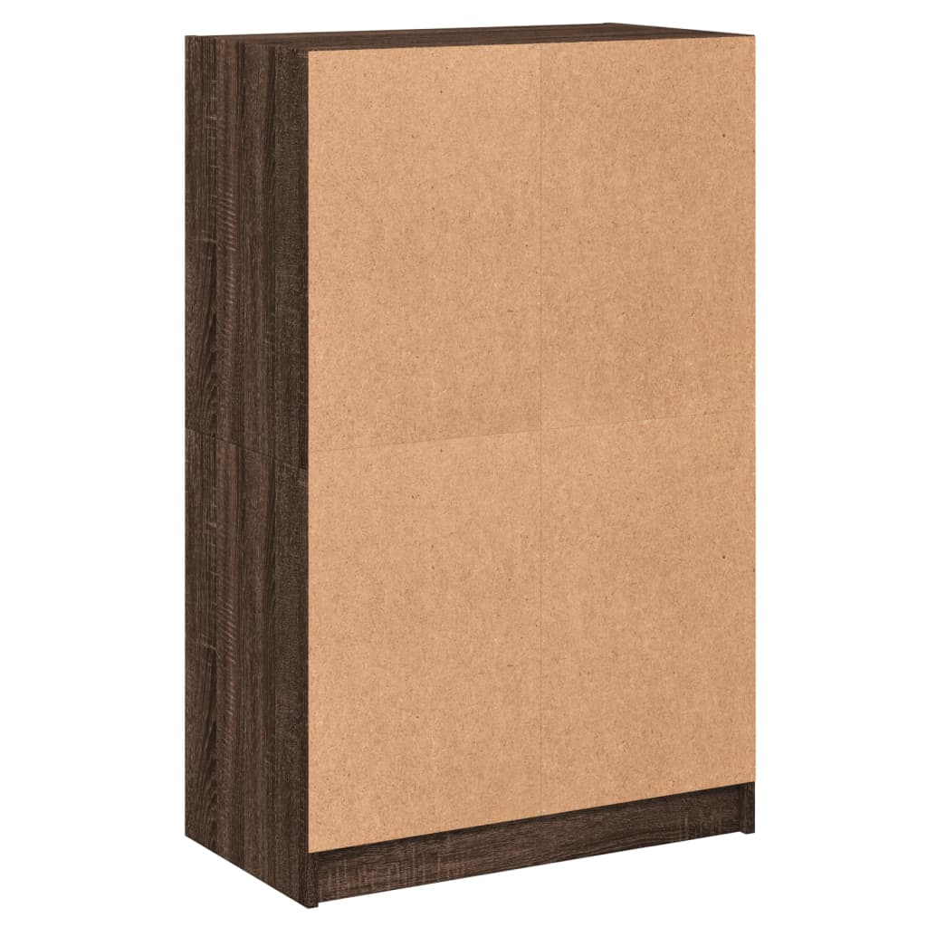 Visoka komoda s vratima 68x37x109 cm konstruirano drvo