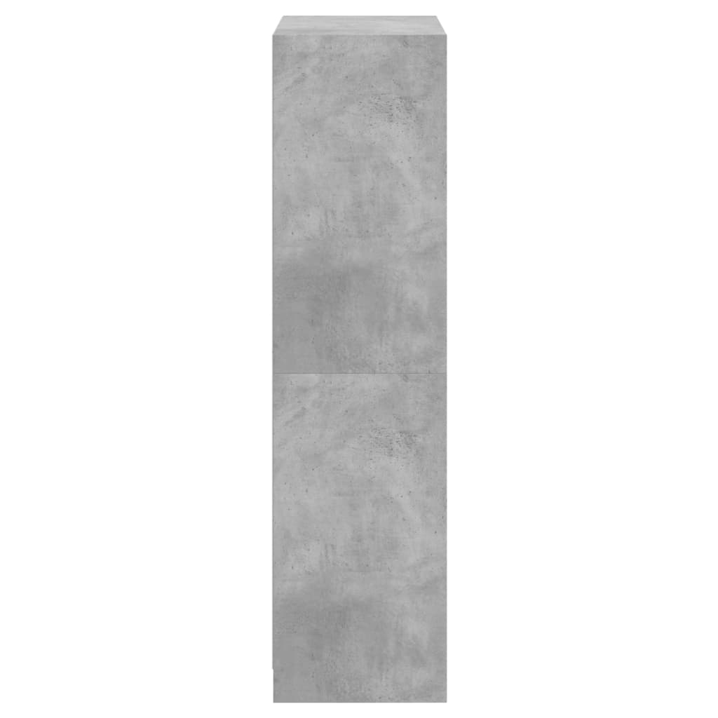 Visoka komoda s vratima 68x37x142 cm konstruirano drvo