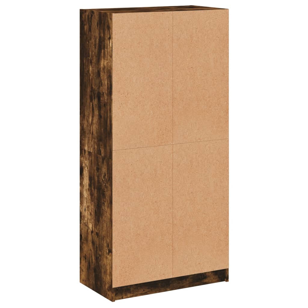 Visoka komoda s vratima 68x37x142 cm konstruirano drvo