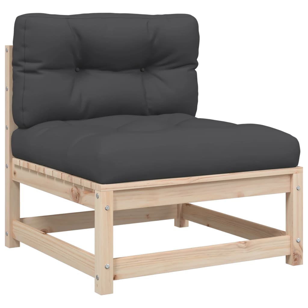 8-dijelni set vrtnih sofa s jastucima od masivne borovine