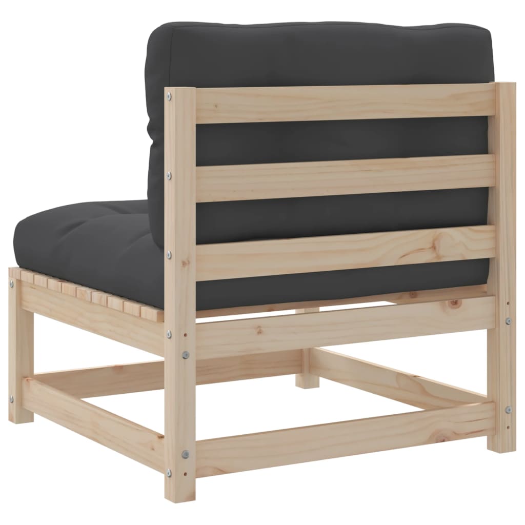 8-dijelni set vrtnih sofa s jastucima od masivne borovine