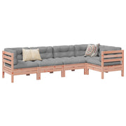 5-dijelni set vrtnih sofa s jastucima masivno drvo duglazije
