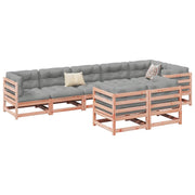 8-dijelni set vrtnih sofa od masivnog drva duglazije