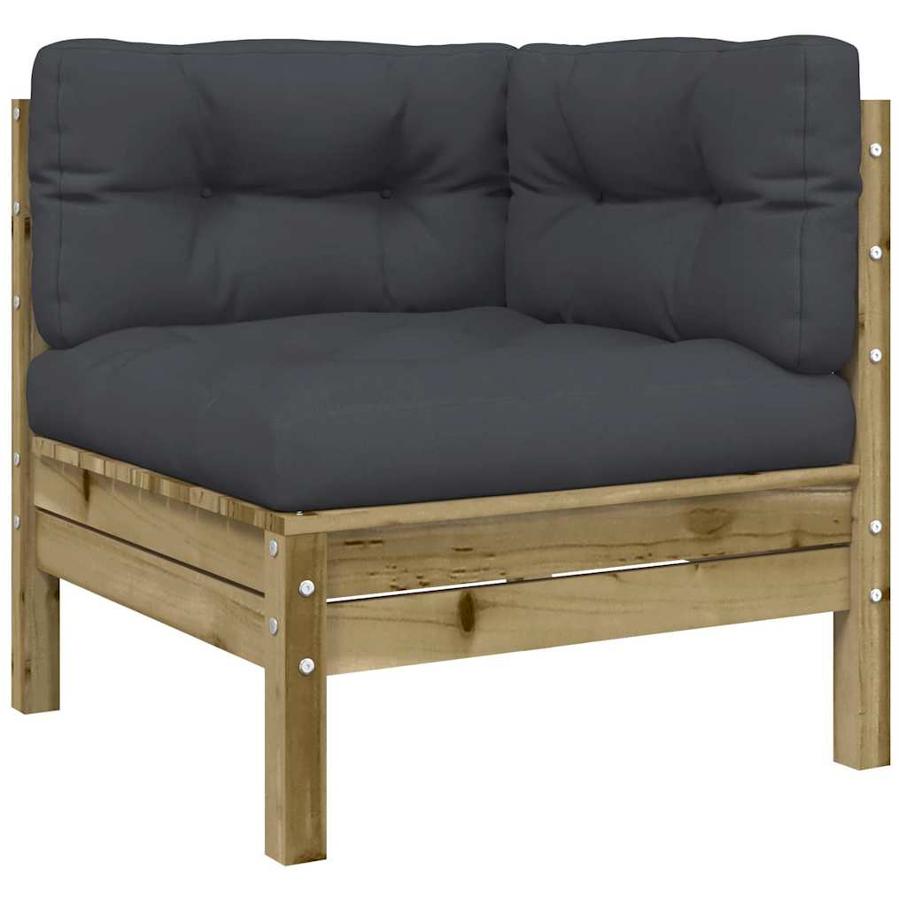 8-dijelni set vrtnih sofa s jastucima od impregnirane borovine