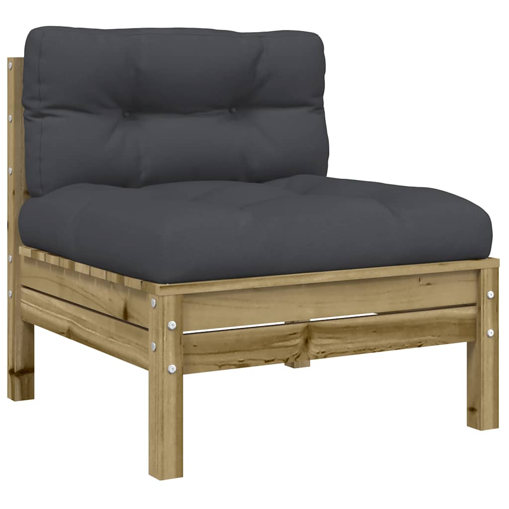 8-dijelni set vrtnih sofa s jastucima od impregnirane borovine