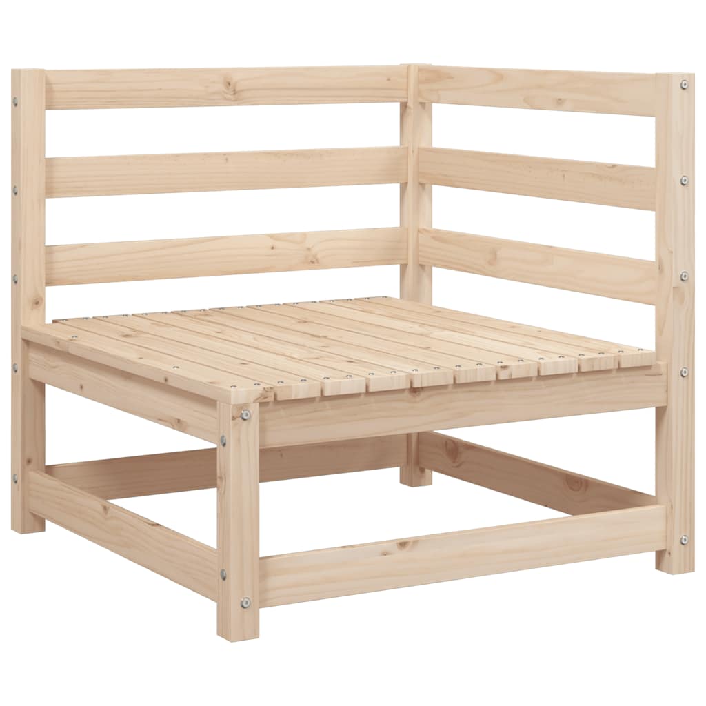 10-dijelni set vrtnih sofa od masivne borovine
