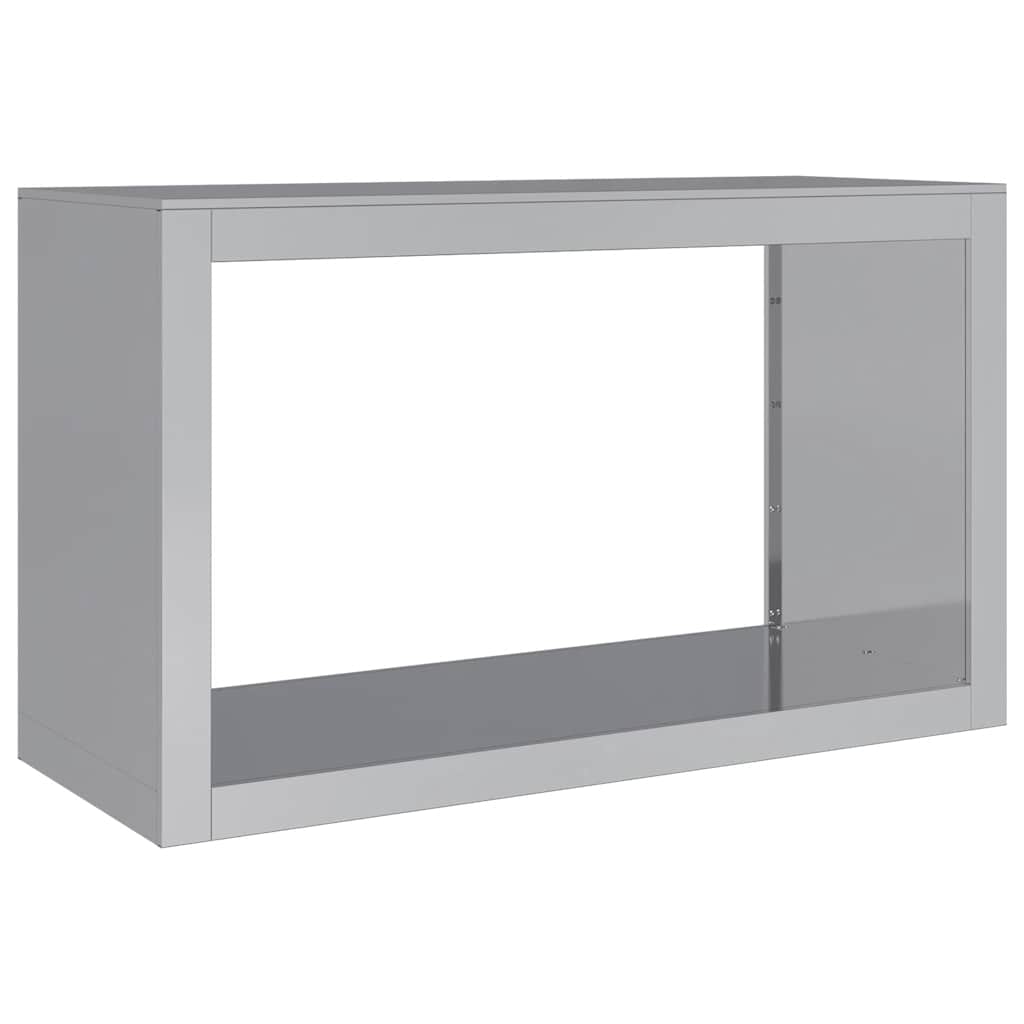 Stalak za drva za ogrjev 100x40x60 cm od pocinčanog čelika