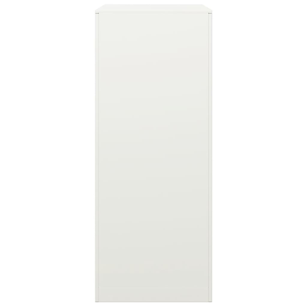 Stalak za drva za ogrjev bijeli 60x40x100 cm čelični