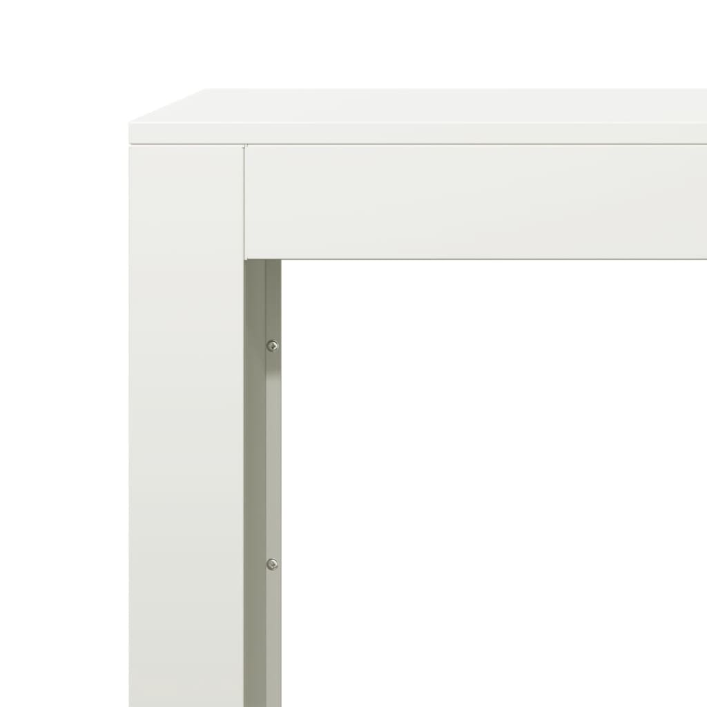 Stalak za drva za ogrjev bijeli 60x40x100 cm čelični
