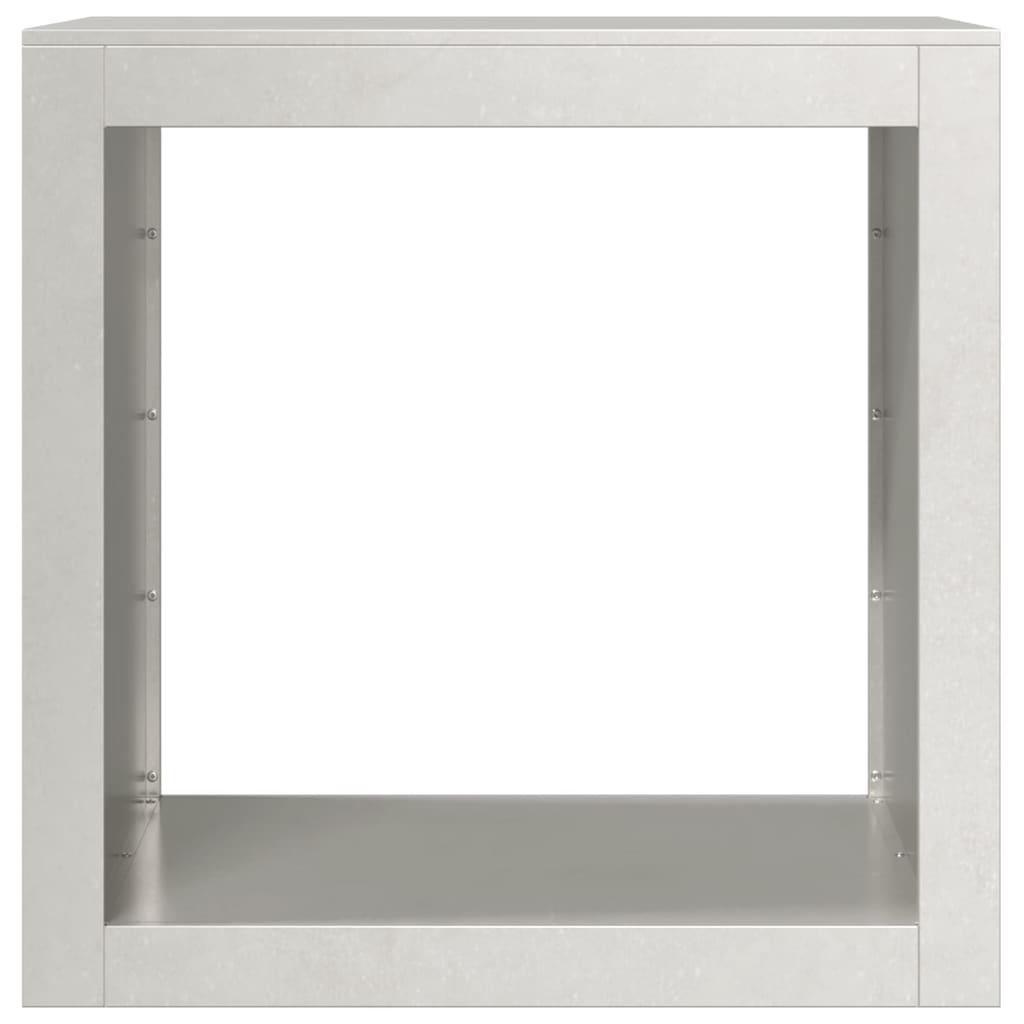 Stalak za drva za ogrjev 60 x 40 x 60 cm od nehrđajućeg čelika