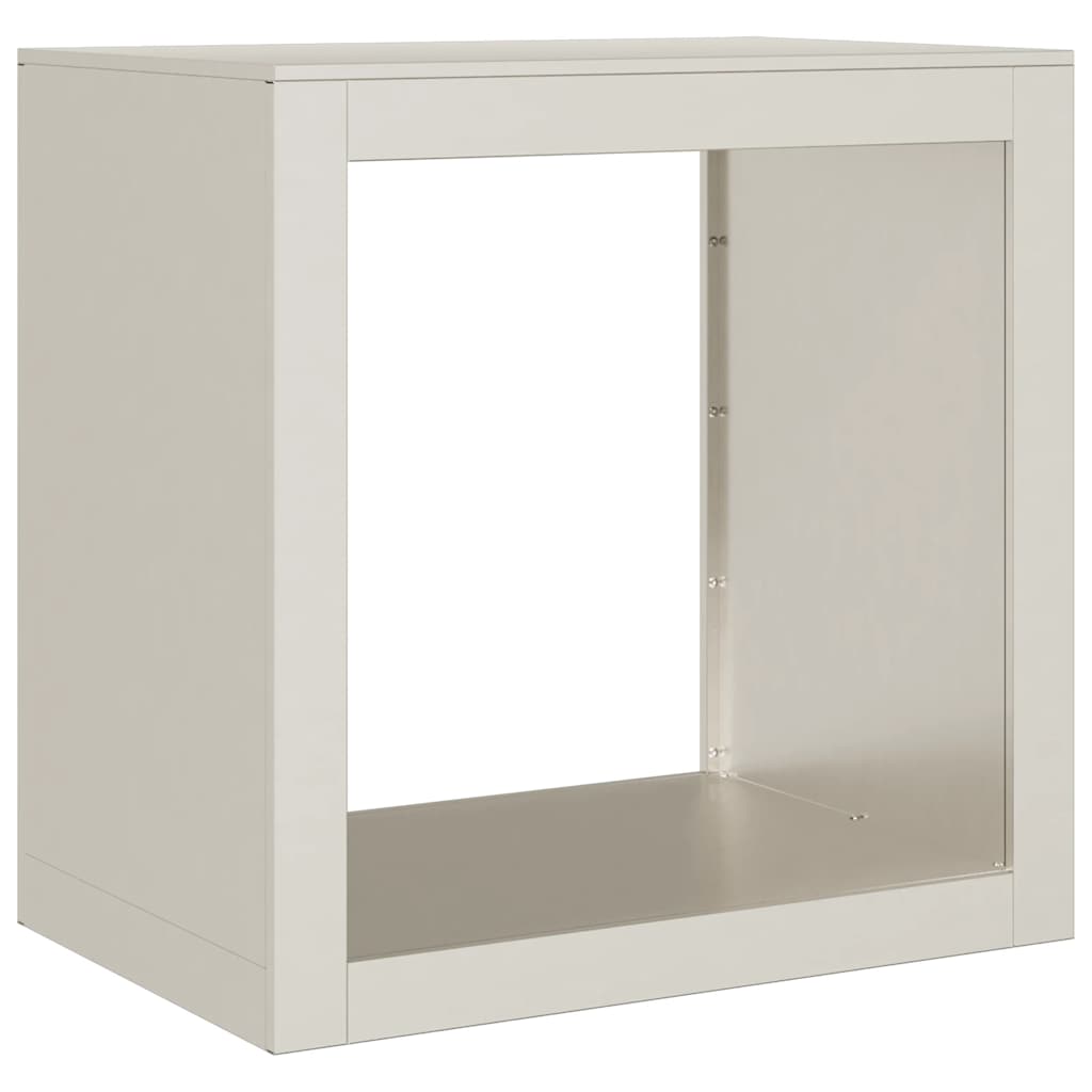 Stalak za drva za ogrjev 60 x 40 x 60 cm Pohabani čelik
