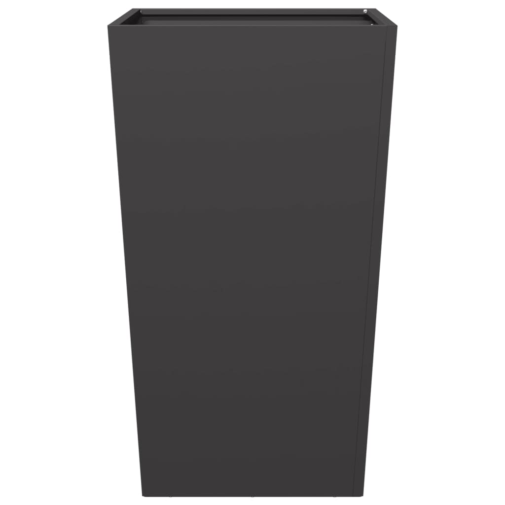 Vrtna sadilica crna 45x45x75 cm čelična
