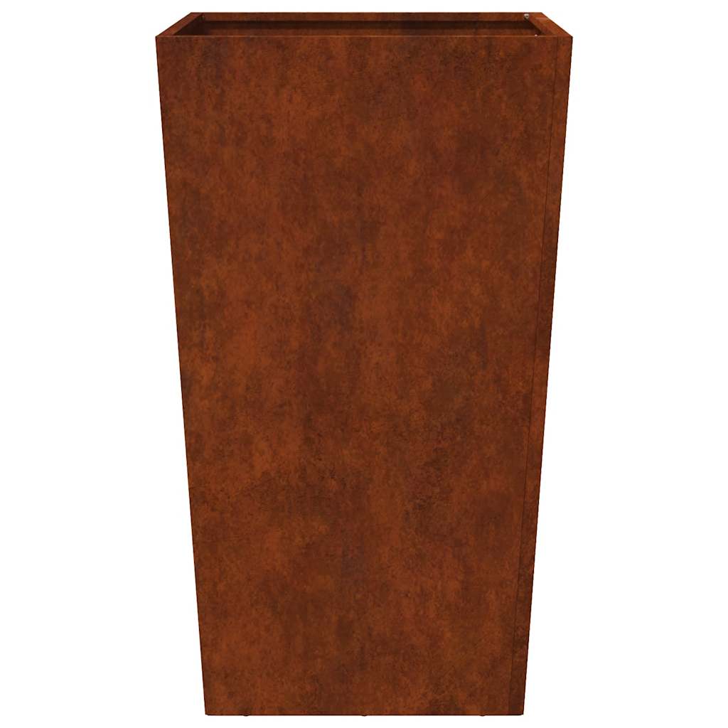 Vrtne sadilice 2 kom 45x45x75 cm Pohabani čelik