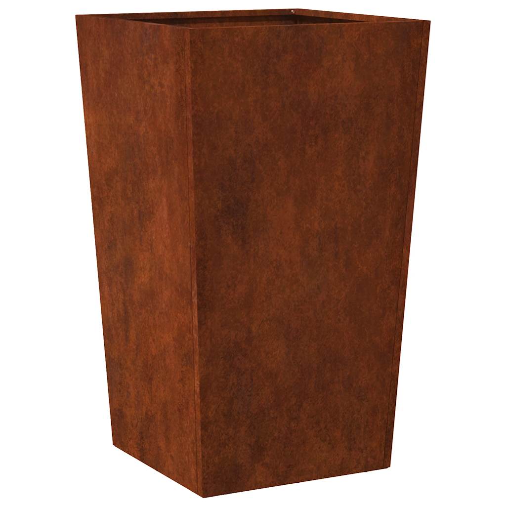 Vrtne sadilice 2 kom 45x45x75 cm Pohabani čelik