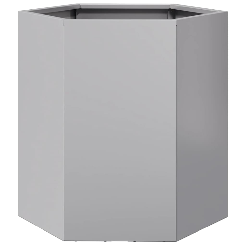 Vrtna sadilica šesterokutna 46x40x45 cm od pocinčanog čelika