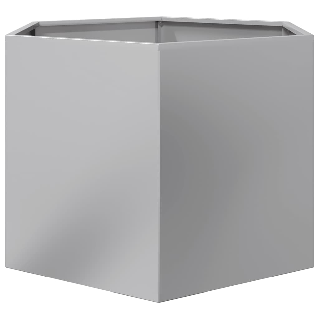 Vrtna sadilica šesterokutna 69x60x45 cm od pocinčanog čelika