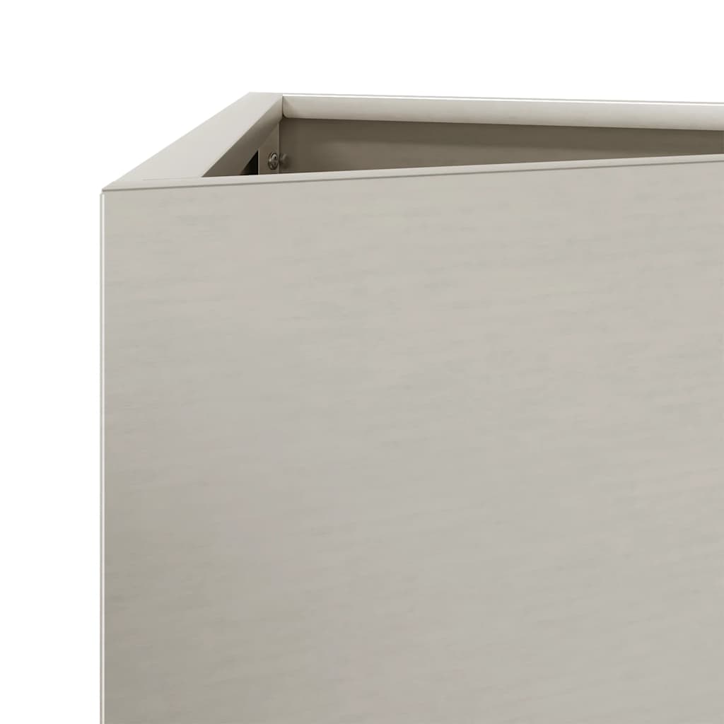 Vrtne sadilice 2kom trokutasta 30x26x75cm Pohabani čelik