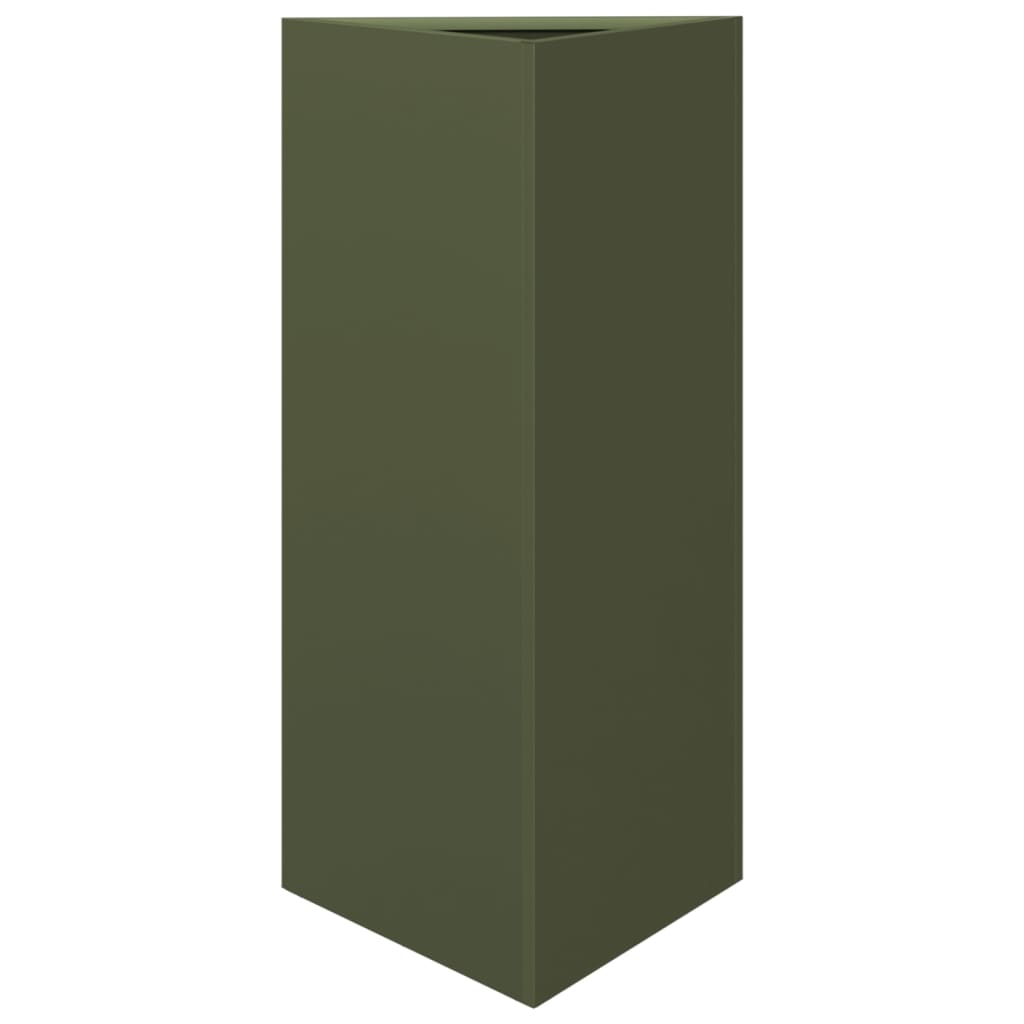 Vrtna sadilice 2kom maslinastozelena 40x34,5x75 cm čelična