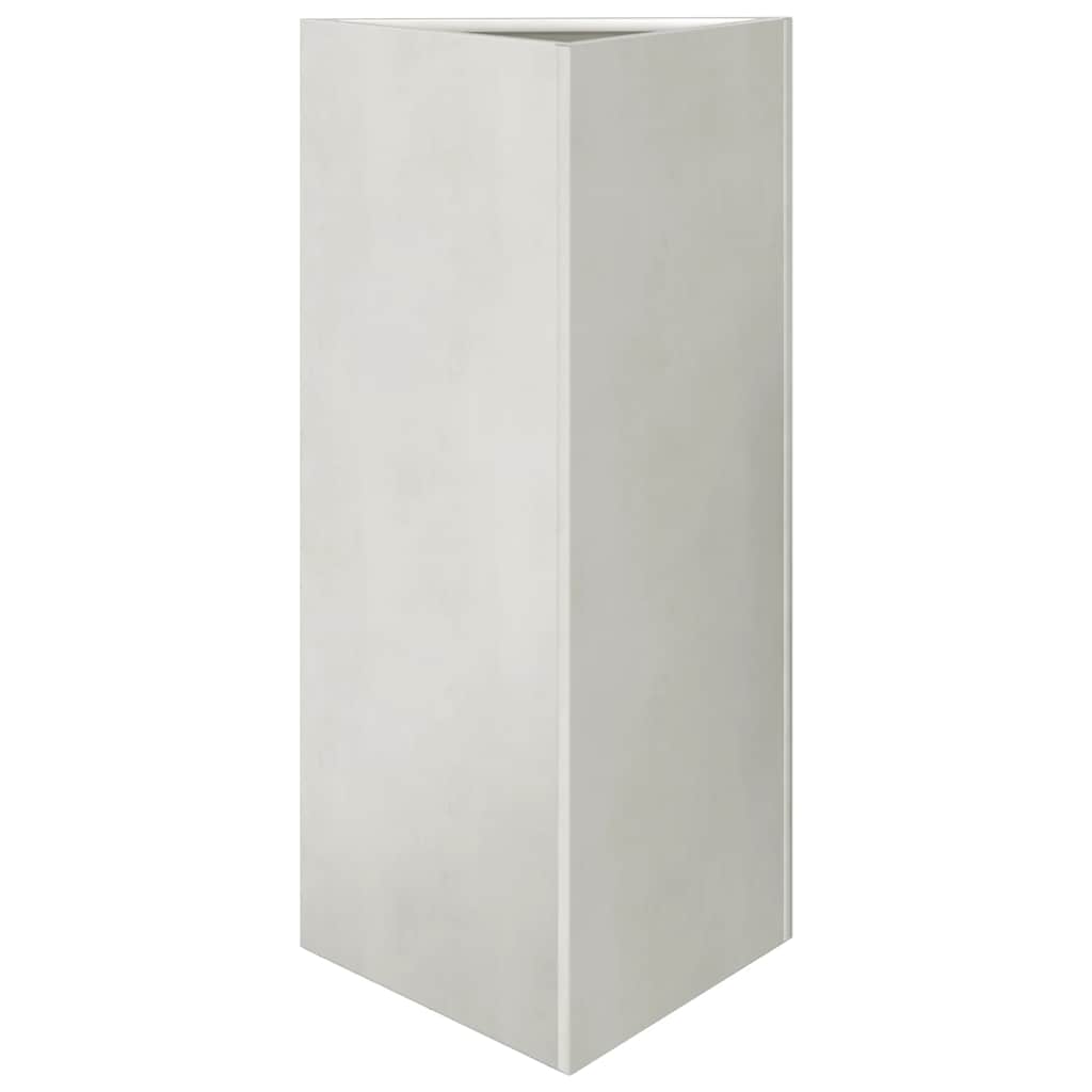 Vrtne sadilice 2kom trokutasta 40x34,5x75cm od nehrđajućeg čelika