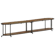 TV ormarić 200x42x40 cm od masivnog obnovljenog drva