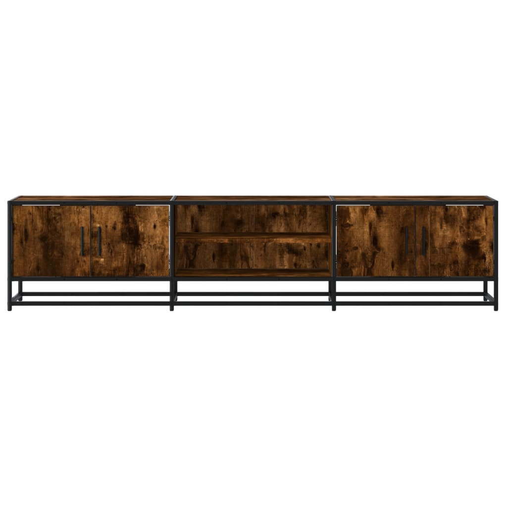 TV ormarić boja dimljenog hrasta 180x35x41 cm konstruirano drvo