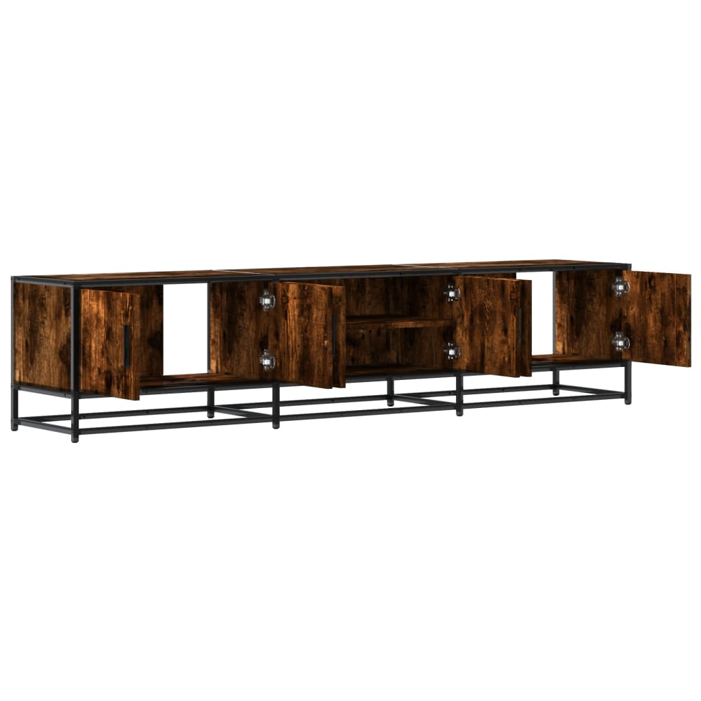 TV ormarić boja dimljenog hrasta 180x35x41 cm konstruirano drvo