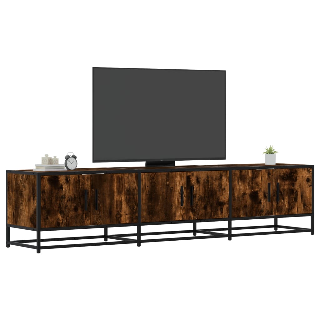 TV ormarić boja dimljenog hrasta 180x35x41 cm konstruirano drvo