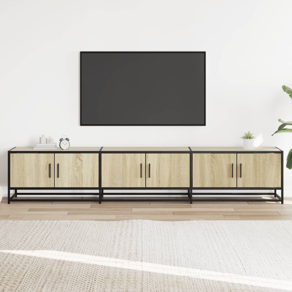 TV ormarić boja hrasta 210x35x41 cm od konstruiranog drva