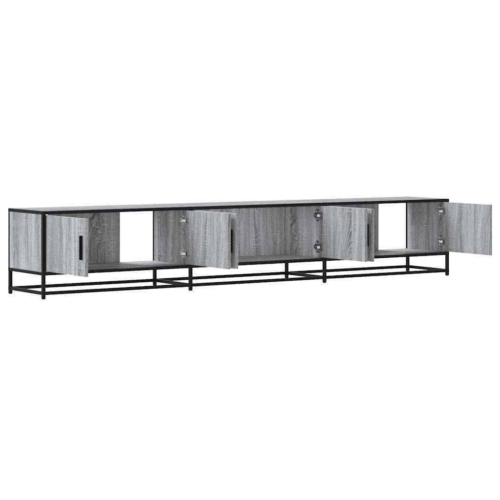 TV ormarić sivi Sonoma 240x35x41 cm izrađeno drvo