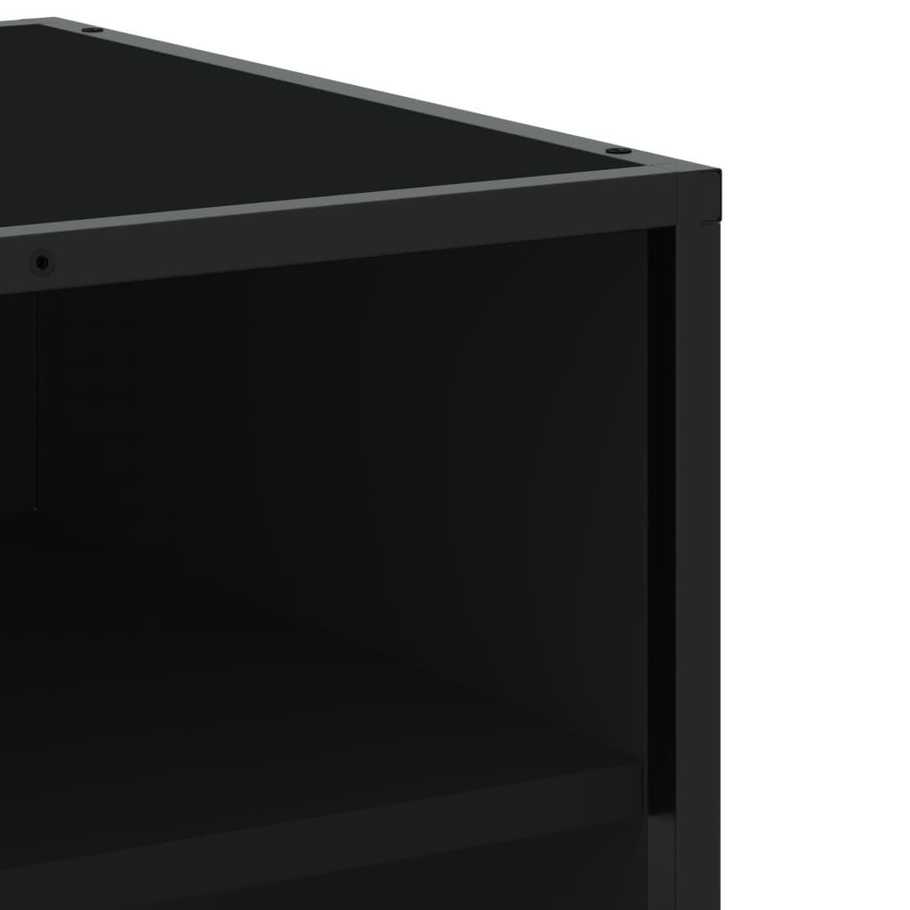 TV ormarić crni 180x40x46 cm od konstruiranog drva