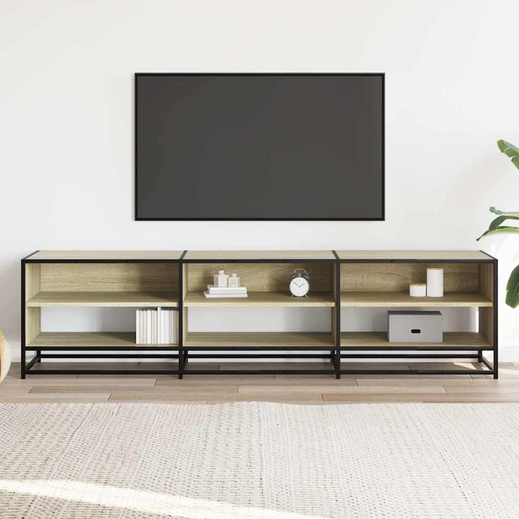TV ormarić boja hrasta 180 x 40 x 46 cm od konstruiranog drva