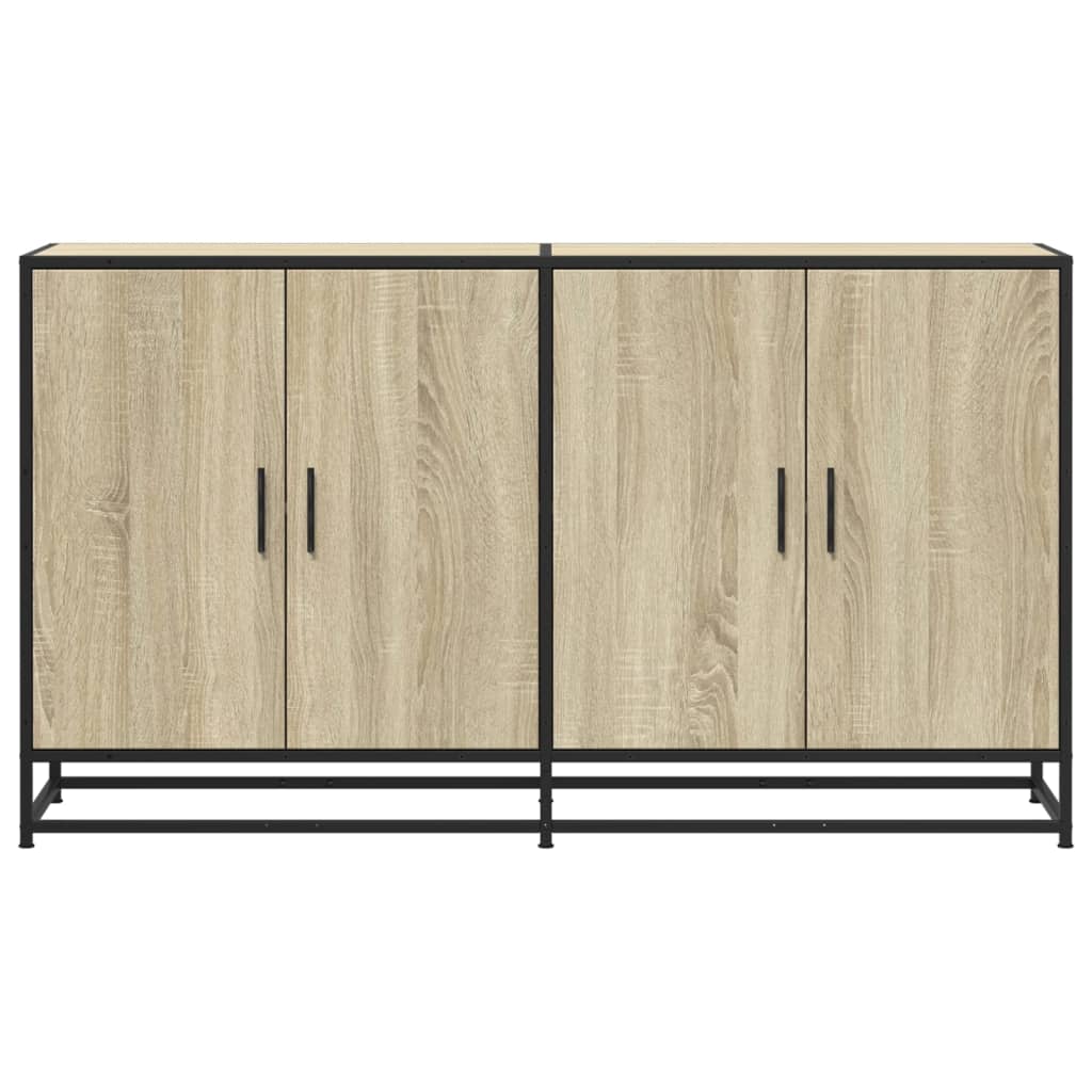 Komoda sonoma hrast 134x35x76 cm izrađeno drvo